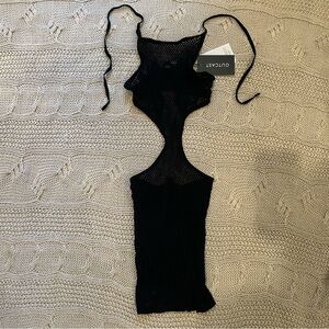 OUTCAST Black Mesh Dress